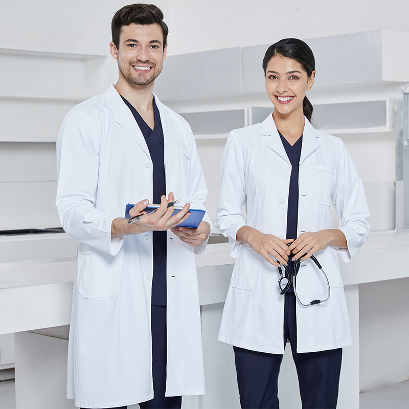 Medical Lab Coats - パフォーマンス実験室コート,女性または男性用の静かな室内必需品,ミディアムトラクション,501/701