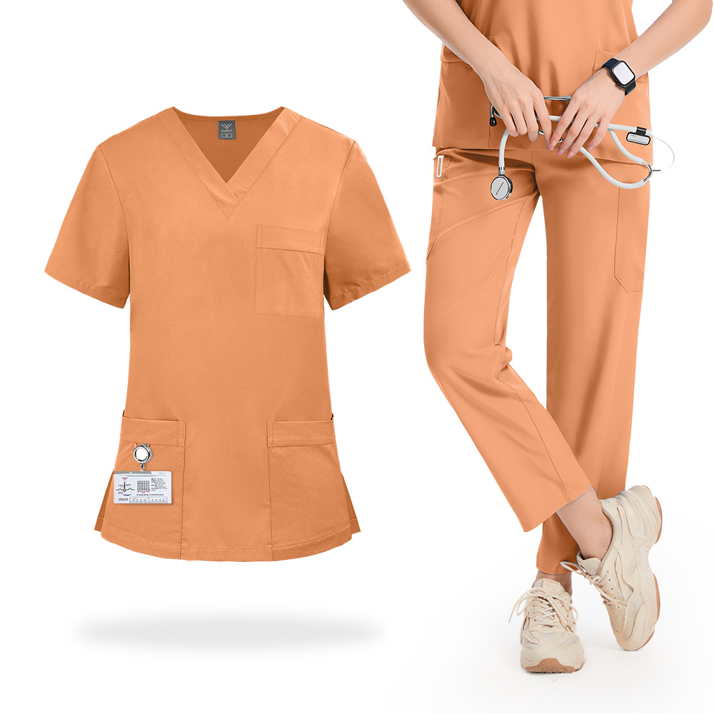 Medical Lab Coats - 薄手の半袖手術室作業服医師手洗い服女性用手術衣医療スタッフ白衣