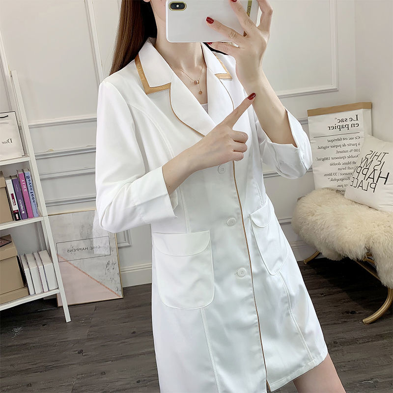 ビューティーマシンユニフォーム,ピンクの白,大きいサイズ,黒 - Medical Lab Coats のレビューと価格