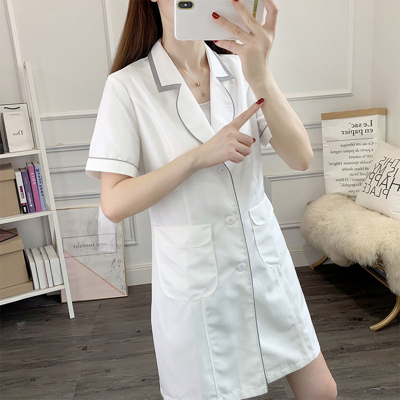 ビューティーマシンユニフォーム,ピンクの白,大きいサイズ,黒 - Medical Lab Coats のレビューと価格