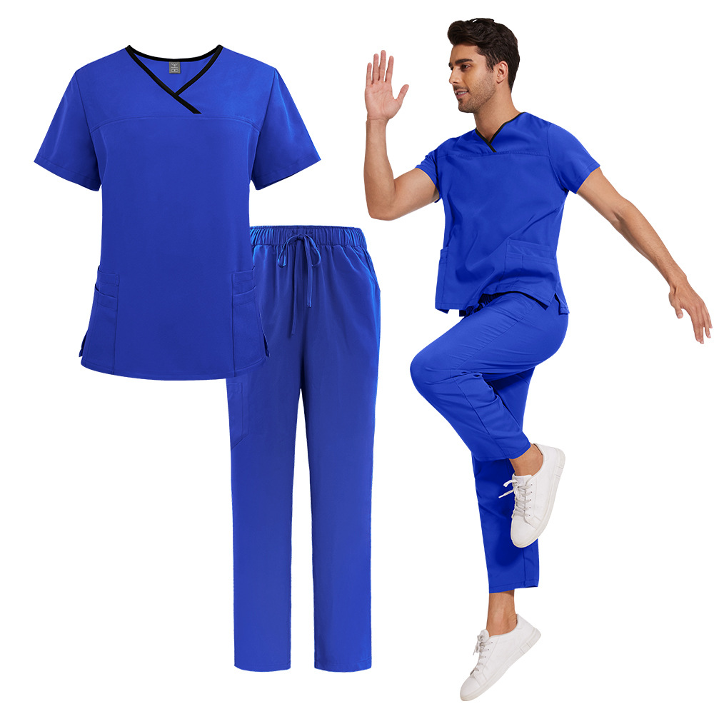 薄手の半袖手術室手術用作業服医師手洗いスーツ医療スタッフ白衣 - Medical Lab Coats のレビューと価格