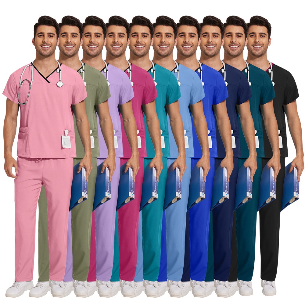 薄手の半袖手術室手術用作業服医師手洗いスーツ医療スタッフ白衣 - Medical Lab Coats のレビューと価格