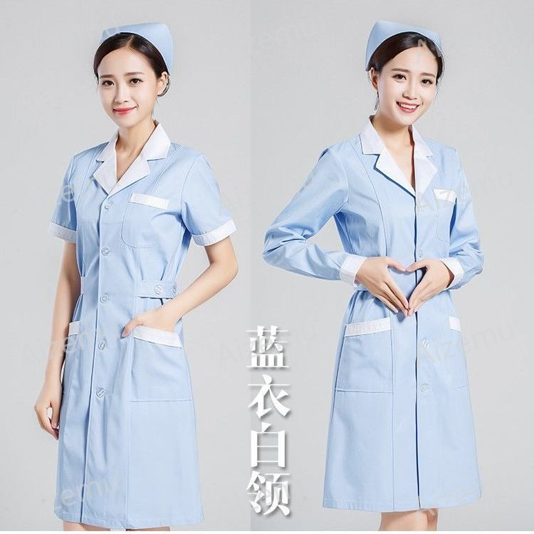ユニセックス半袖美容サロンスクラブドレス白薬局医師制服白衣ペ - Medical Lab Coats のレビューと価格