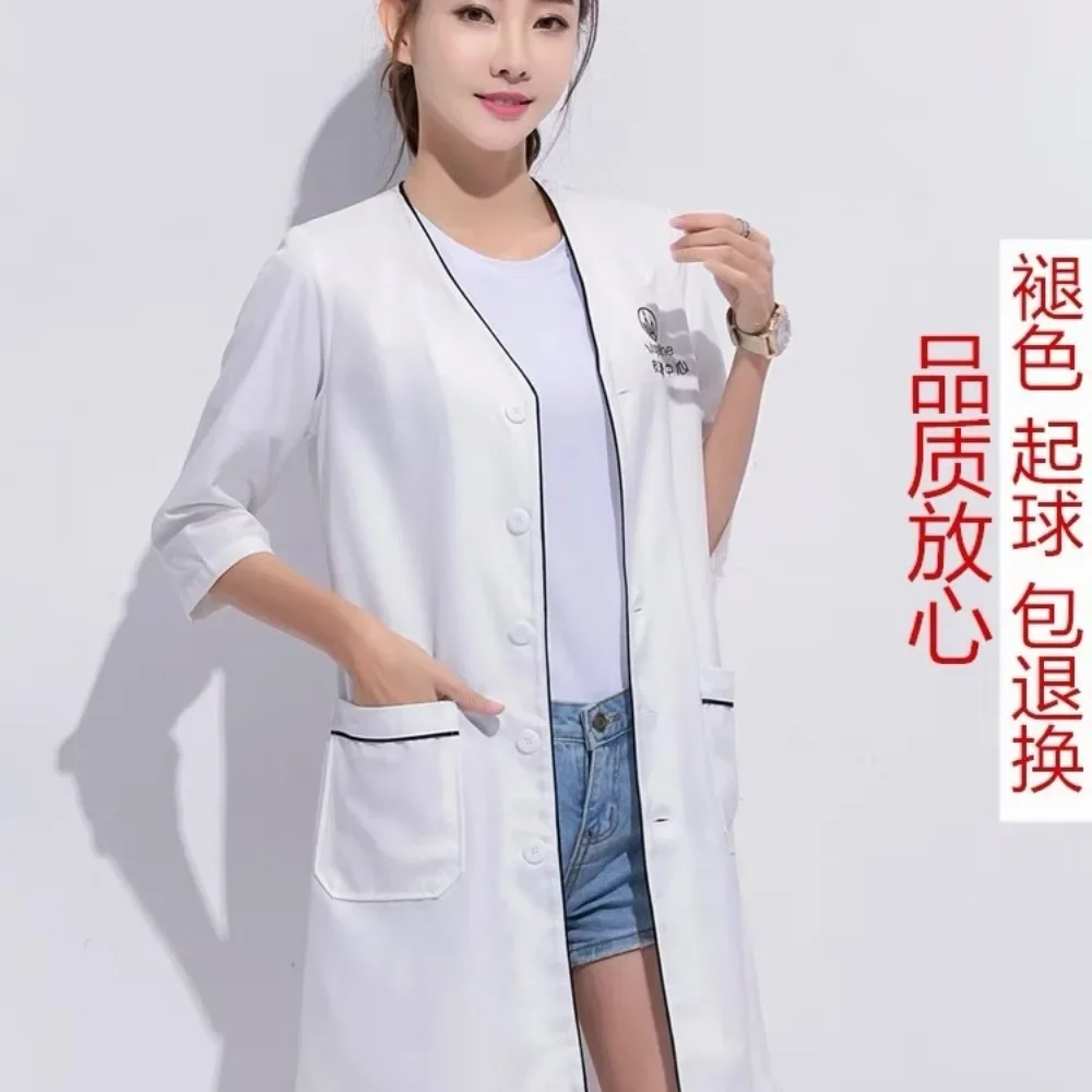 カスタムロゴ入り美容ユニフォーム、美容師、スキンマネージャー - Medical Lab Coats のレビューと価格