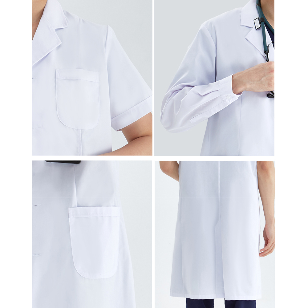 男性と女性のための白い看護ユニフォーム,病院の実験室,薄い看 - Medical Lab Coats のレビューと価格